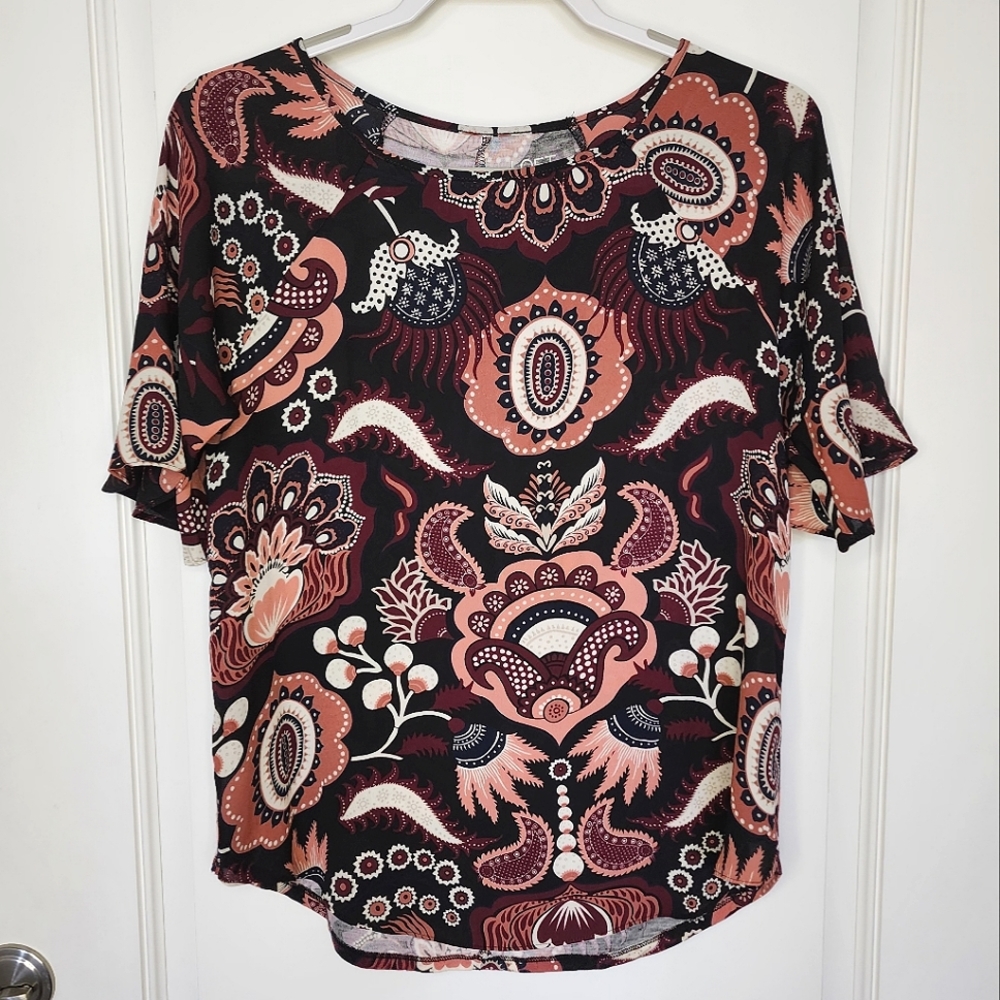 NWOT LOFT Short Sleeve Blouse